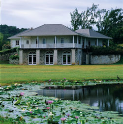 Cotton House Spa and Lilly Pond - Click to enlarge