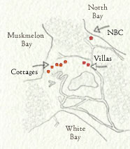 Map of accommodations