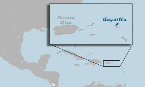 Anguilla Location Map - Click for close-up of Anguilla.