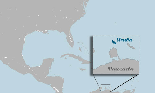 Aruba Location Map - Click for close up of Aruba.