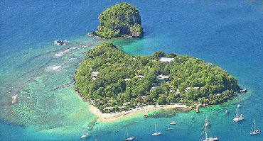 Young Island from above - Click to enlarge